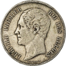 Coin, Belgium, Leopold I, 5 Francs, 5 Frank, 1849, VF(20-25), Silver, KM:17