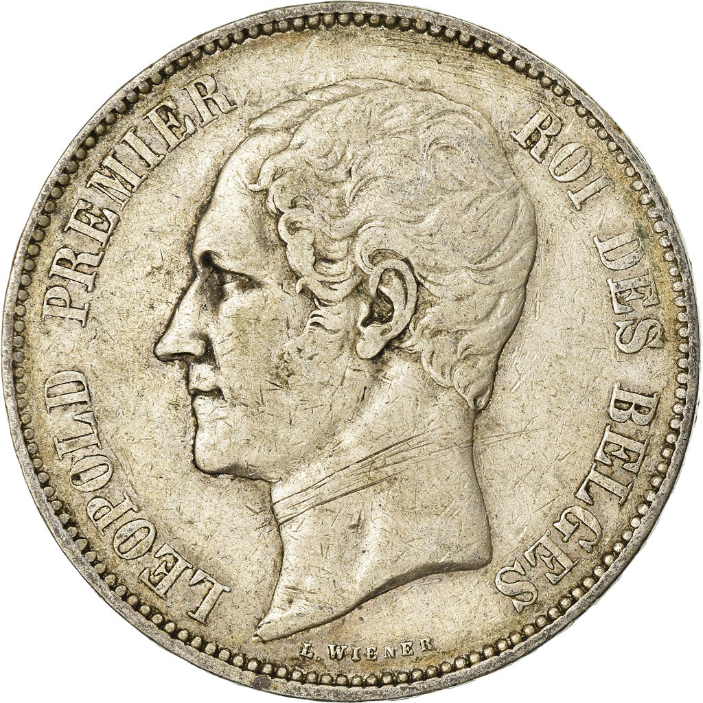 Coin, Belgium, Leopold I, 5 Francs, 5 Frank, 1849, VF(20-25), Silver, KM:17