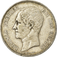 Coin, Belgium, Leopold I, 5 Francs, 5 Frank, 1849, VF(20-25), Silver, KM:17