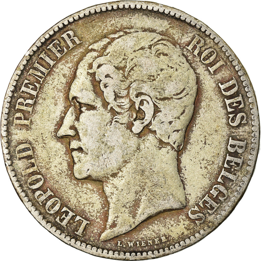 Monnaie, Belgique, Leopold I, 5 Francs, 5 Frank, 1849, TB, Argent, KM:17