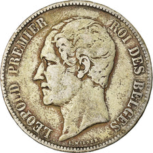 Monnaie, Belgique, Leopold I, 5 Francs, 5 Frank, 1849, TB, Argent, KM:17