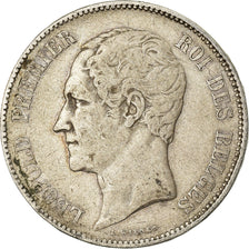 Münze, Belgien, Leopold I, 5 Francs, 5 Frank, 1849, S, Silber, KM:17