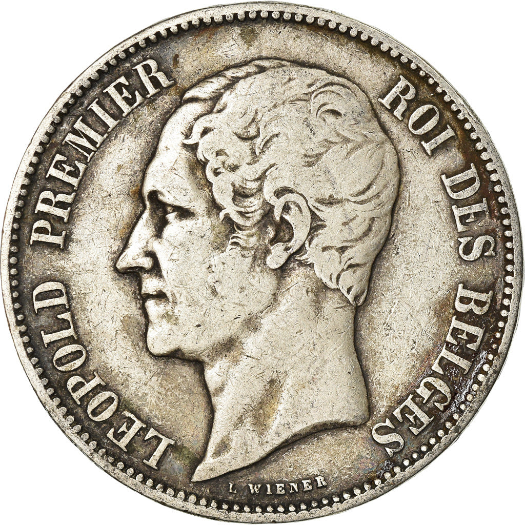 Coin, Belgium, Leopold I, 5 Francs, 5 Frank, 1849, VF(20-25), Silver, KM:17