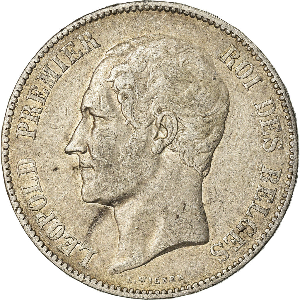 Coin, Belgium, Leopold I, 5 Francs, 5 Frank, 1849, VF(30-35), Silver, KM:17