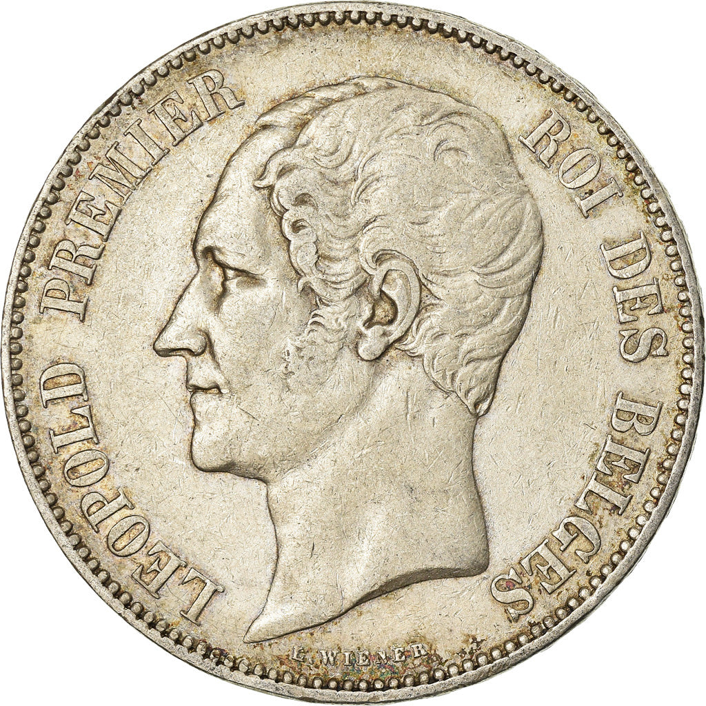 Coin, Belgium, Leopold I, 5 Francs, 5 Frank, 1849, EF(40-45), Silver, KM:17