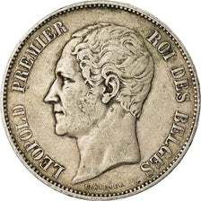 Coin, Belgium, Leopold I, 5 Francs, 5 Frank, 1849, EF(40-45), Silver, KM:17