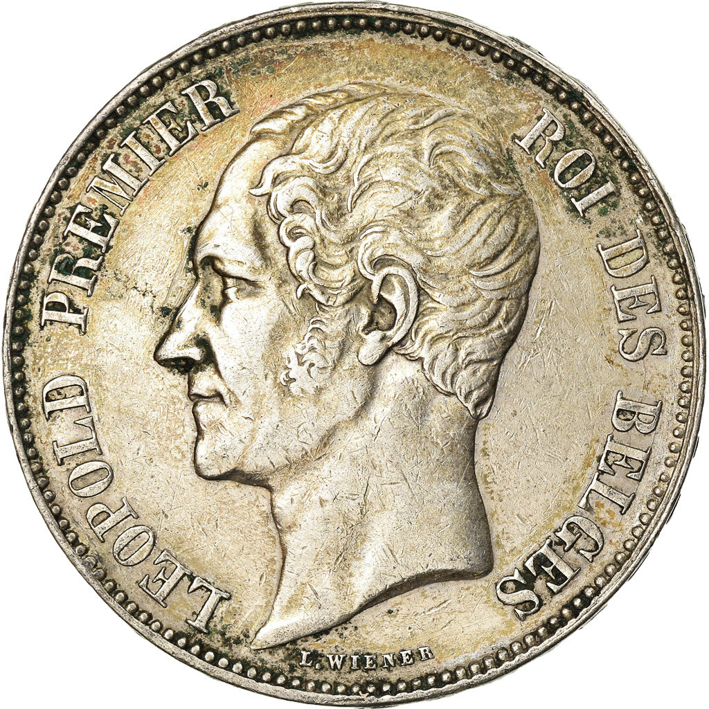 Coin, Belgium, Leopold I, 5 Francs, 5 Frank, 1849, EF(40-45), Silver, KM:17