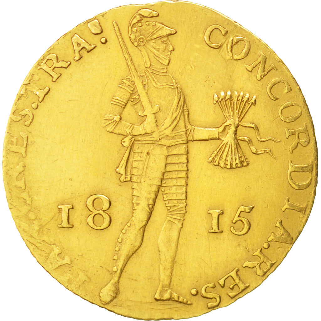 Coin, Netherlands, William I, Ducat, 1815, Utrecht, MS(60-62), Gold, KM:45