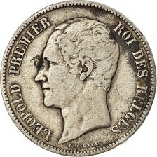 Monnaie, Belgique, Leopold I, 5 Francs, 5 Frank, 1851, TB, Argent, KM:17