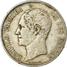 Coin, Belgium, Leopold I, 5 Francs, 5 Frank, 1851, VF(30-35), Silver, KM:17