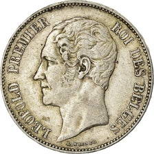 Coin, Belgium, Leopold I, 5 Francs, 5 Frank, 1851, VF(30-35), Silver, KM:17