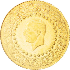 Turquía, 250 Kurush, 1962, Oro, KM:873