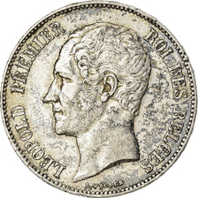 Coin, Belgium, Leopold I, 5 Francs, 5 Frank, 1851, EF(40-45), Silver, KM:17