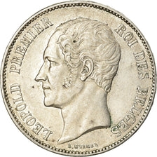 Coin, Belgium, Leopold I, 5 Francs, 5 Frank, 1851, EF(40-45), Silver, KM:17