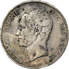 Munten, België, Leopold I, 5 Francs, 5 Frank, 1850, FR, Zilver, KM:17