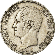 Coin, Belgium, Leopold I, 5 Francs, 5 Frank, 1850, VF(30-35), Silver, KM:17