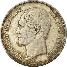 Coin, Belgium, Leopold I, 5 Francs, 5 Frank, 1850, VF(30-35), Silver, KM:17