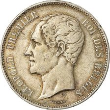 Coin, Belgium, Leopold I, 5 Francs, 5 Frank, 1850, VF(30-35), Silver, KM:17