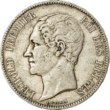 Coin, Belgium, Leopold I, 5 Francs, 5 Frank, 1850, VF(30-35), Silver, KM:17
