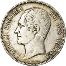 Coin, Belgium, Leopold I, 5 Francs, 5 Frank, 1850, VF(30-35), Silver, KM:17