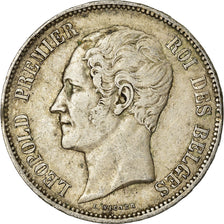 Coin, Belgium, Leopold I, 5 Francs, 5 Frank, 1850, VF(30-35), Silver, KM:17
