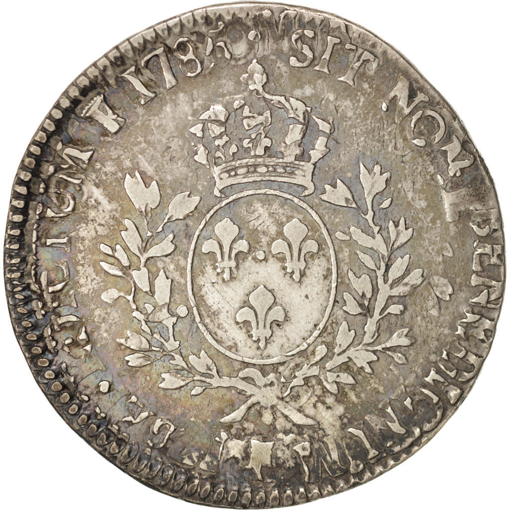 France, Louis XVI, Ecu, 1785, Pau, Reformation, KM:572
