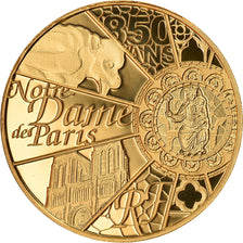 France, 5 Euro, Notre Dame de Paris., 2013, Paris, MS(64), Gold, KM:2099