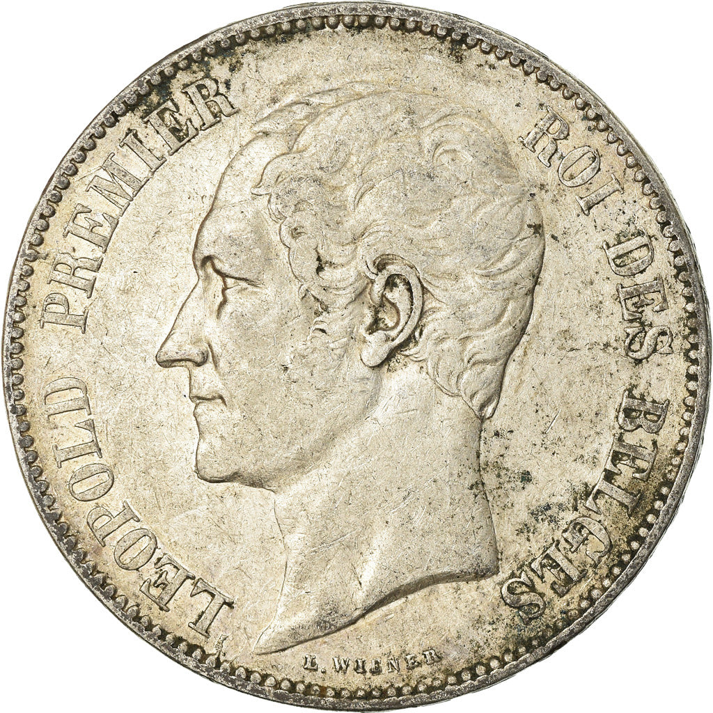 Coin, Belgium, Leopold I, 5 Francs, 5 Frank, 1850, VF(30-35), Silver, KM:17