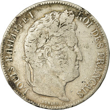 Coin, France, Louis-Philippe, 5 Francs, 1832, Rouen, VF(20-25), Silver