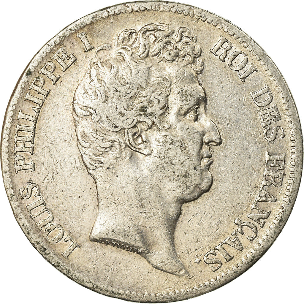 Coin, France, Louis-Philippe, 5 Francs, 1831, Paris, EF(40-45), Silver