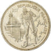 Moneta, Francia, Cross-country skier, 100 Francs, 1991, BB, Argento, KM:994