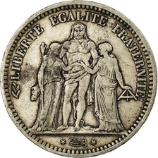 Coin, France, Hercule, 5 Francs, 1848, Strasbourg, VF(30-35), Silver, KM:756.2