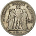 Moeda, França, Hercule, 5 Francs, 1848, Paris, VF(20-25), Prata, KM:756.1