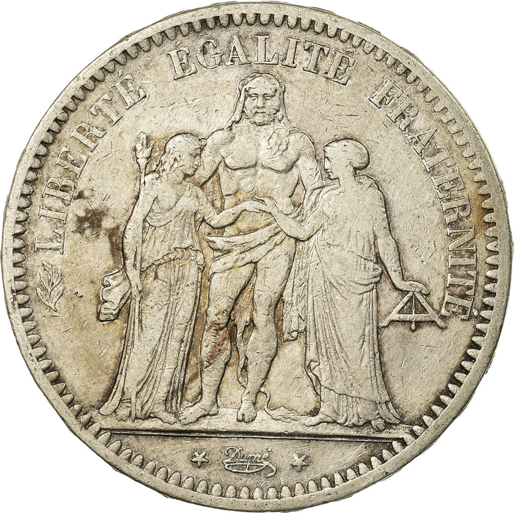 Coin, France, Hercule, 5 Francs, 1848, Paris, VF(30-35), Silver, KM:756.1