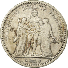 Coin, France, Hercule, 5 Francs, 1848, Paris, VF(30-35), Silver, KM:756.1