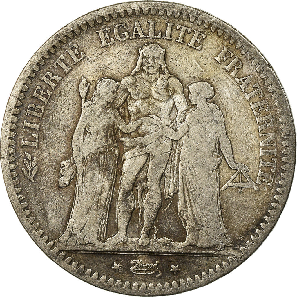 Monnaie, France, Hercule, 5 Francs, 1849, Paris, TB, Argent, Gadoury:683