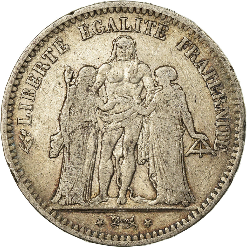 Coin, France, Hercule, 5 Francs, 1849, Paris, VF(30-35), Silver, KM:756.1