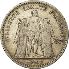Coin, France, Hercule, 5 Francs, 1849, Paris, VF(30-35), Silver, KM:756.1