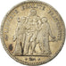 Coin, France, Hercule, 5 Francs, 1849, Paris, VF(30-35), Silver, KM:756.1