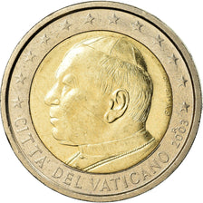 VATICAN CITY, Jean-Paul II, 2 Euro, 2003, MS(60-62), Bi-Metallic, KM:348
