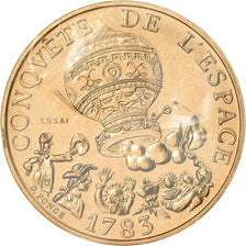 Coin, France, Conquête de l'espace, 10 Francs, 1983, ESSAI, MS(65-70)