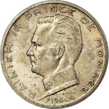 Monnaie, Monaco, Rainier III, 5 Francs, 1960, TTB, Argent, Gadoury:MC 152