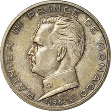 Coin, Monaco, Rainier III, 5 Francs, 1966, EF(40-45), Silver, KM:141, Gadoury:MC
