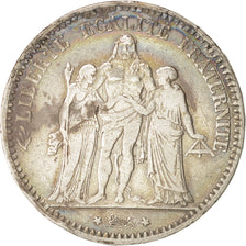 France, Hercule, 5 Francs, 1875, Paris, Silver, KM:820.1