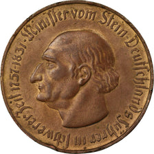 Coin, Germany, Vom Stein, 10 000 Mark, 1923, VF(30-35), Bronze-Aluminium