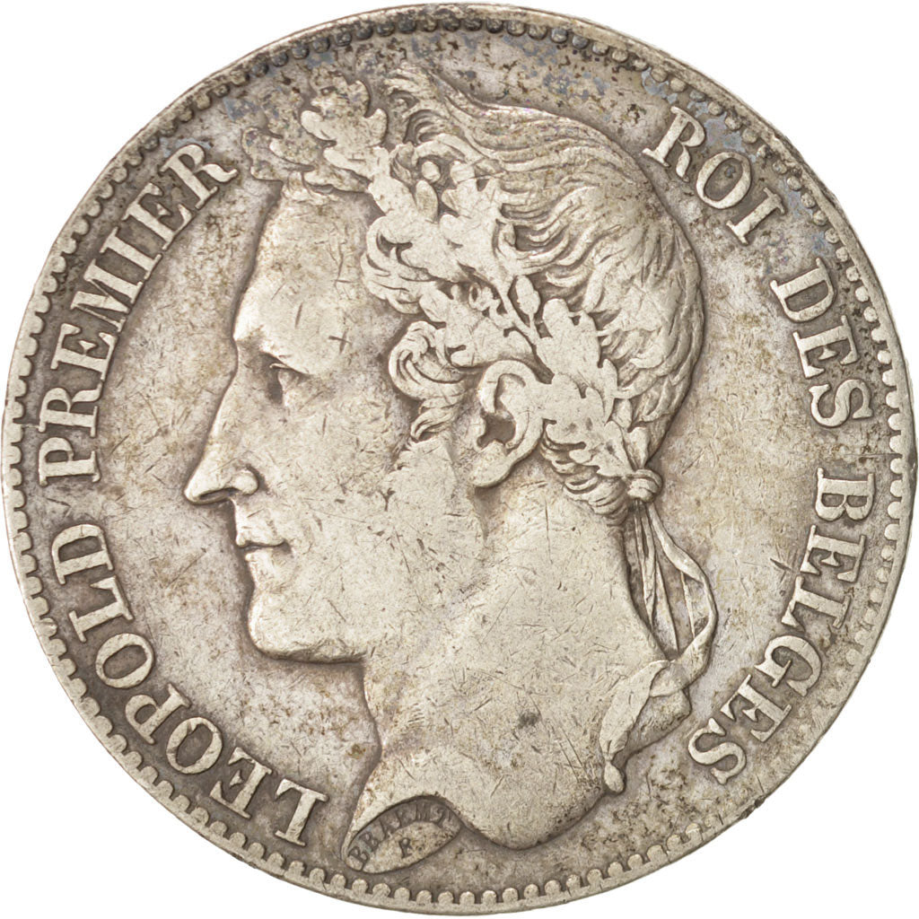 Belgium, Leopold I, 5 Francs, 5 Frank, 1849, Silver, KM:3.2