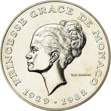 Monnaie, Monaco, Grace Kelly, 10 Francs, 1982, ESSAI, FDC, Argent