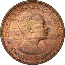 Coin, Ghana, Penny, 1958, AU(55-58), Bronze, KM:2