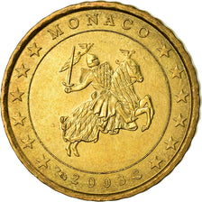 Monaco, 10 Euro Cent, 2003, AU(55-58), Brass, KM:170