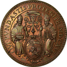 Coin, AUSTRIAN STATES, SALZBURG, 1/4 Thaler, 1928, Restrike, MS(63), Copper
